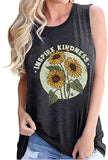 Inspire Kindness Sunflower T-Shirt for Women Be Kind Shirt
