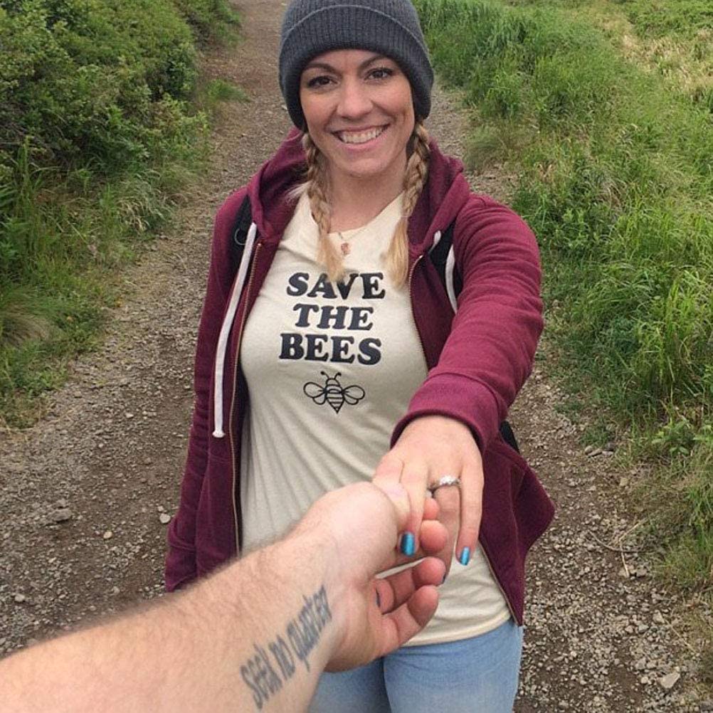 Women Save The Bees T-Shirt Beekeeper Shirt