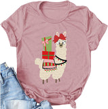 Women Llama T-Shirt Funny Llama Shirt