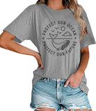 Women Protect Our Oceans Protect Our Future T-Shirt