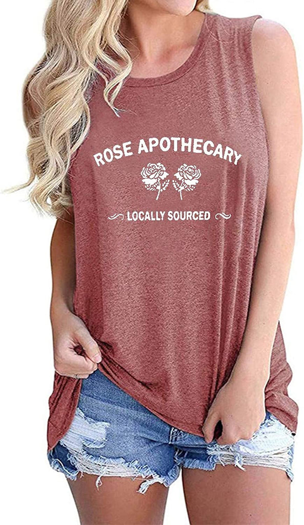 Women Rose Apothecary T-Shirt Women Graphic Shirt