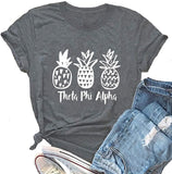 Women Theta Phi Alpha Pineapple T-Shirt