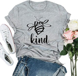 Women Bee Kind T-Shirt Graphic Shirt & Blouse