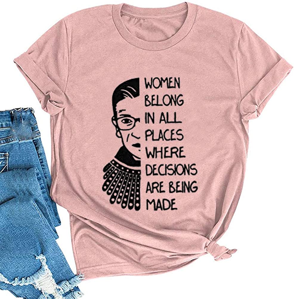 Women Belong in All Places Women Graphic T-Shirt