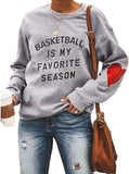 Women Basketball is My Favorite Season Long Sleeve Sweatshirt