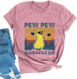 Women Madafakas T-Shirt Funny Cat Shirt