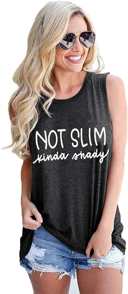 Women Not Slim Shirt Women Not Slim Tank Top