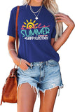 Women Hello Summer Happy Last Day of School Tees Shirt