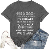 I'm A Mom Classy Bougie Ratchet My Kids are Sassy Moody Nasty T-Shirt Mom Shirt