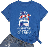 Women Coordinator of The Entire Shit Show Shirt Funny Mom T-Shirt