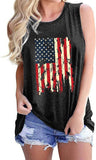 Women American USA Flag Tank Tops 4th of July Patriotic Shirt