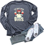Halloween Beer Shirt Women I'm Just Here for The Boos Blouse
