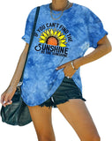 Women Be The Sunshine Tees If You Can't Find The Sunshine Be The Sunshine Tie Dye T-Shirt
