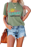 Women Hello Summer Happy Last Day of School Tees Shirt