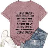 I'm A Mom Classy Bougie Ratchet My Kids are Sassy Moody Nasty T-Shirt Mom Shirt