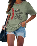 Women I Just Need to Eat Hotdogs and Tell an Umpire He's Blind Baseball Sports Tees Tops