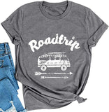 Women Road Trip T-Shirt Travel Hippie Shirt