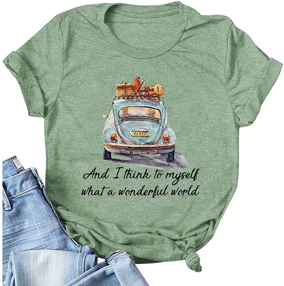 Women's and I Think to Myself What A Wonderful World T-Shirt