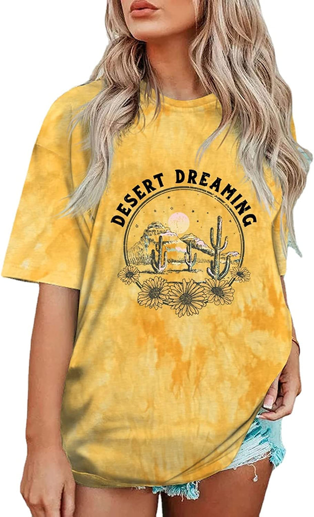 Women Desert Dreaming Tees Southwestern Themed T Shirt