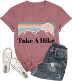 Take A Hike Shirt Women Camping Adventure T-Shirt
