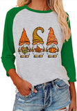 Women Cute Fall Shirt Fall Gnomes Thanksgiving Blouse