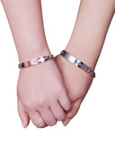 couples bracelets couples gifts couples jewelry personalized bracelets id name bracelets