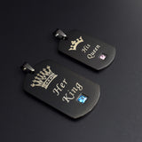 nehzus jewelry couples necklace queen and king jewelry couples tags