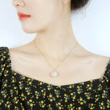 Nehzus Jewelry Sunflower Clavicle Chain Temperament New Female Necklace