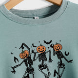 Spot Round Neck Womens Bottoming Shirt Halloween Sweater
