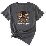 SOCIALWORKERLIFE Funny Pattern New Round Neck Short Sleeve T-Shirt