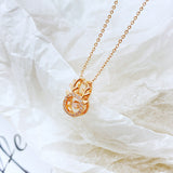 NEHZUS Jewelry, Online Celebrity, New Smart Clavicle Chain with Zircon Necklace, Live Supply.
