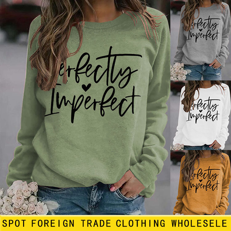 Perfectly Imperfect Monogrammed Women's Sweatshirt