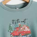 This Is The Most Wonderful Monogram Print Long Sleeve Sweatshirt for Women