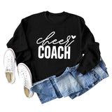 Love Heart Letters Loose Long-sleeved Round Neck Sweater