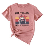 Women's Top Keep It Classy and A Little Short-sleeved T-shirt