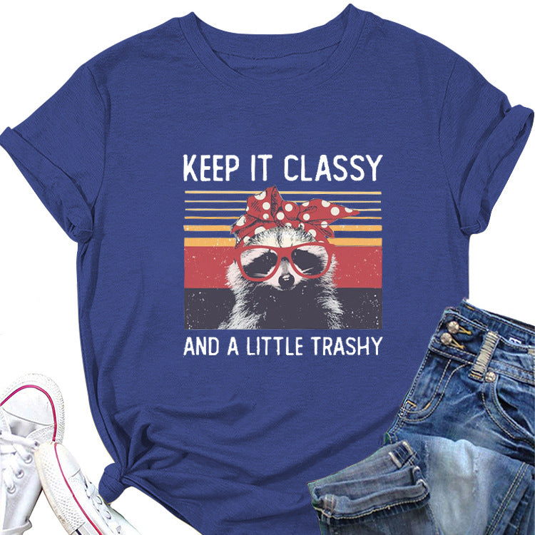 Women's Top Keep It Classy and A Little Short-sleeved T-shirt