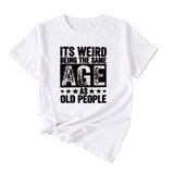 This Is Strange, Letter Printed Women's New Summer Short Sleeved Shirt