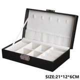 Jewelry Organizer Portable Necklace Earrings Rings Jewelry Box Packaging PU Leather Storage Joyeros Organizador De Joyas